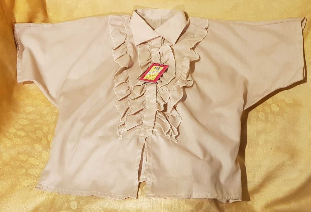 Нова дамска блуза с дантели с бродерия