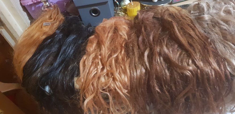 extensii de par natural 100%, lu lungime 60 cm ff dese, 240 g, 350 ron