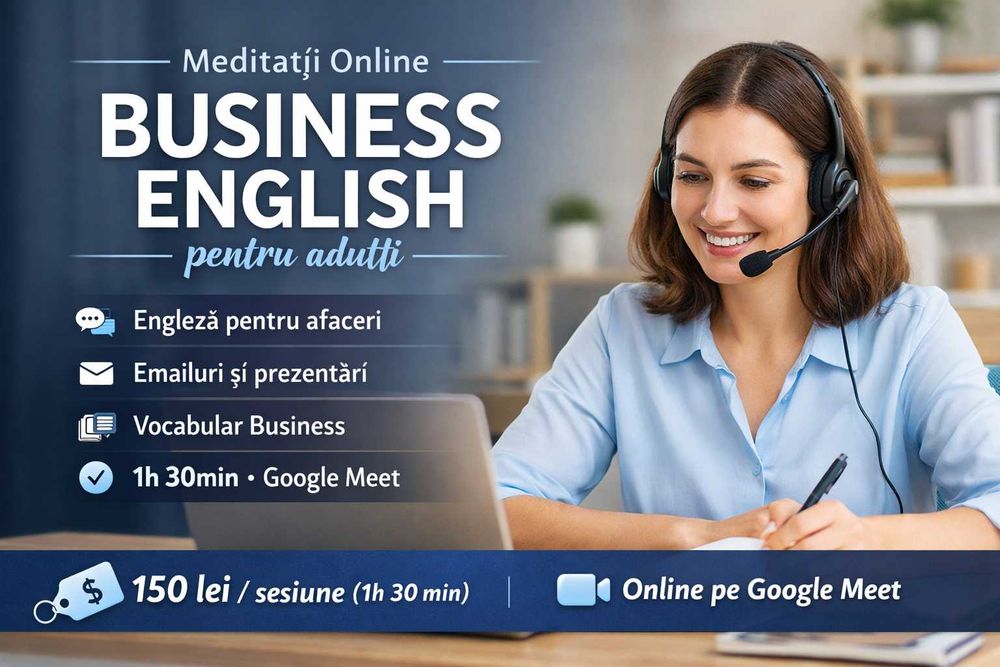 Meditații online – Business English pentru adulți