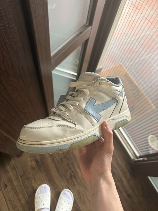 Adidasi Tenisi Off white baby blue