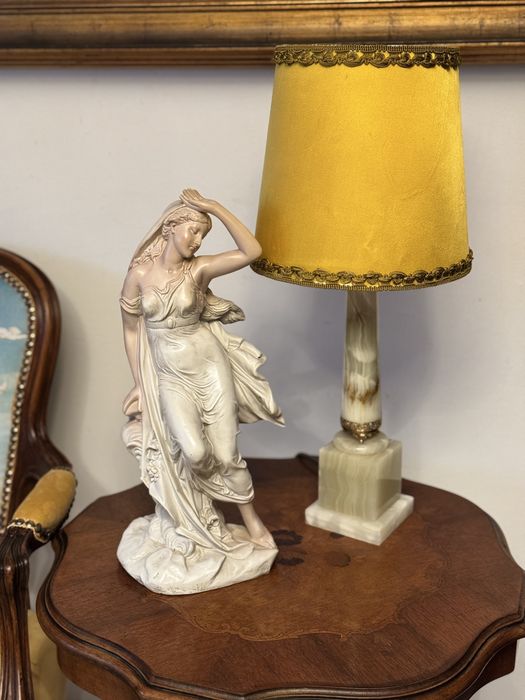 Statueta bust bronz , ceramica, Murano