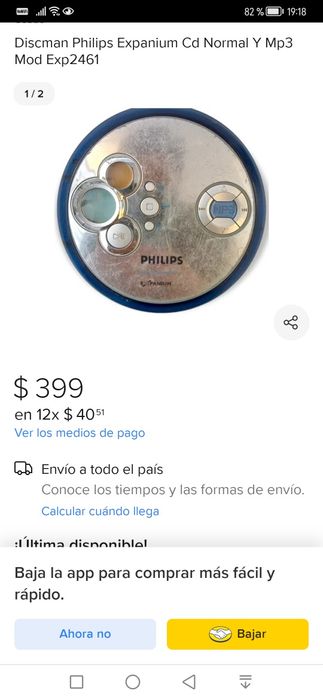 Walkman cd playere