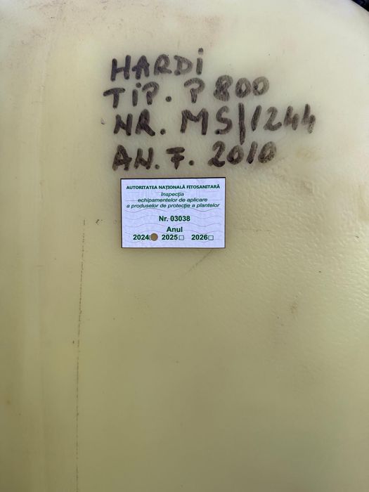 Pompa erbicidar Hardi 14 m
