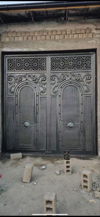 Ворота краска перила