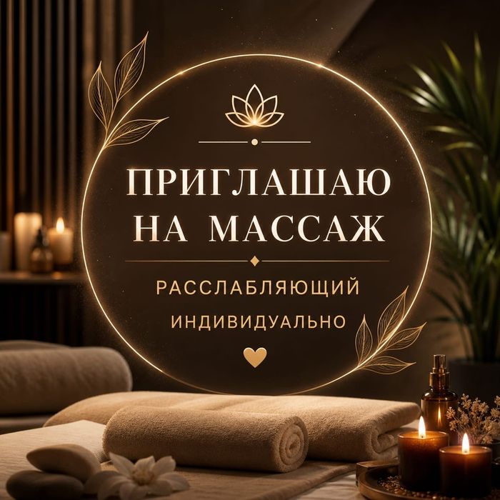 Приглашаю на Массаж