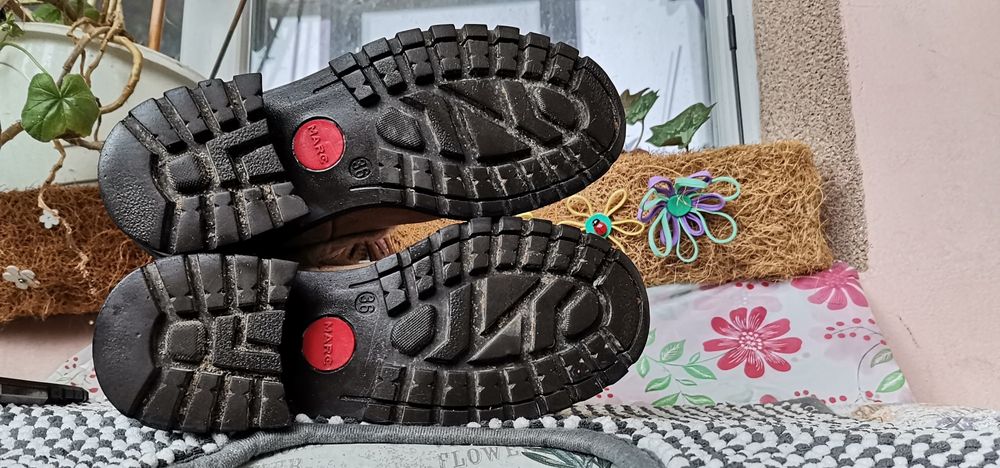 Ботуши Marc 36 н. Естествена кожа, велур