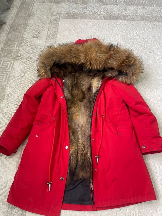 Парка мех оригинал продам