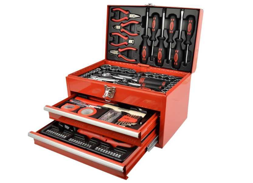 Bruder Mannesmann метална кутия с инструменти-155 части