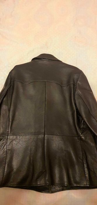 Мъжко Кожето Сако Естествена Кожа !