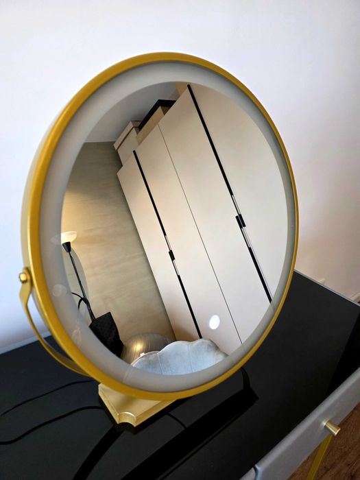 Masă de toaletă pentru machiaj cu oglindă, comoda si scaun