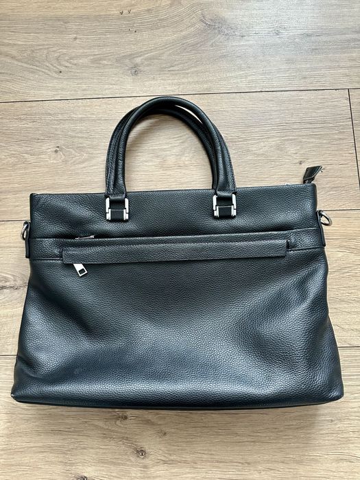 Кожаная сумка для ноутбука