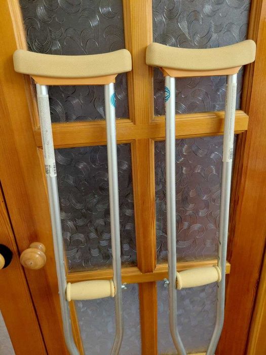 Костыли взрослые алюминиевые