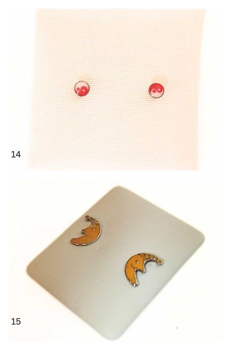 Детски сребърни бижута – обеци и медальони