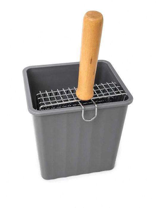 Litieră pentru Pisici Portocal 50L, Închisă cu Capac, 58 x 37 x 39 cm, Gri, NOUA