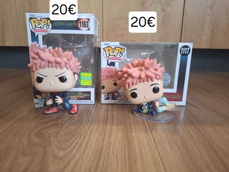 Funko POP фигурки – аниме колекция с цени от 10 до 20 евро. Boruto, Jujutsu kaisen, Atack on titan и други