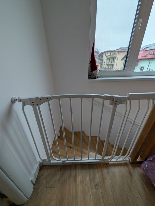 Portița protecție bebe/ animale extensibilă, prin presiune