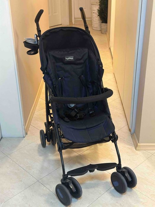 Бебешка количка Peg Perego - Pliko Mini, Navy, синя, отлично състояние