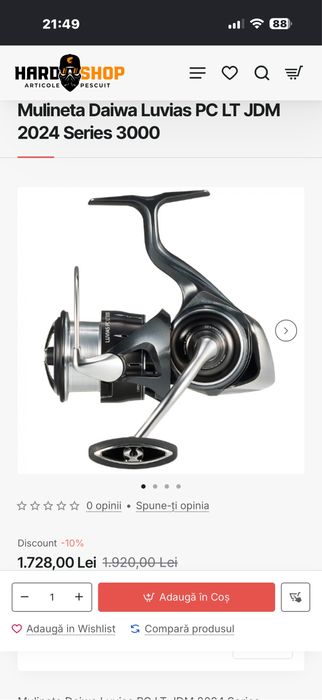Mulineta Daiwa Luvias PC LT JDM 2024 Series 3000