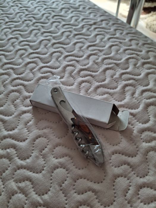 Tirbuson  inox si lemn bambus