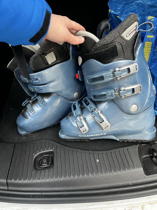 Ски Head intelligence Race +обувки  Salomon +щеки