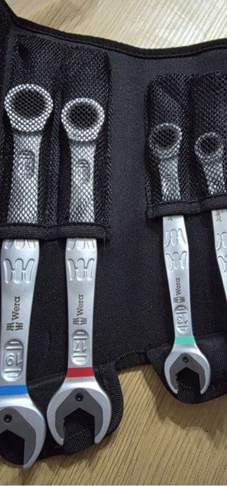 Set 4 chei combinate cu clichet WERA JOKER 6000