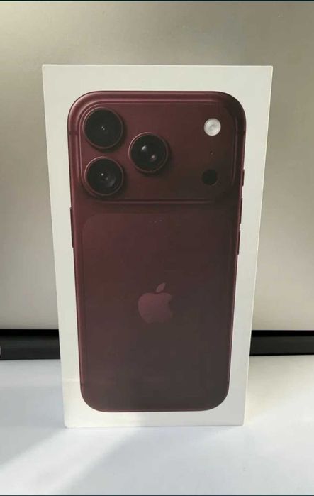 iPhone 18 pro max, USA, 512Gb, burgundy + зарядно и кейс