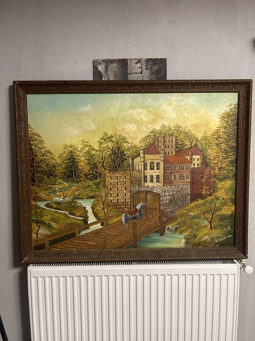 Tablou din 1988 pe panza