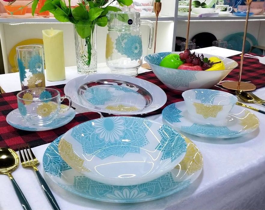 Luminarc naborlar Osartiment mavjud zavod ishlab chiqarish. 6kishi 46t