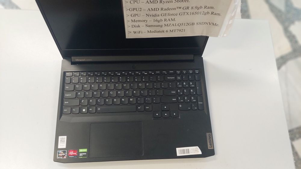 Преносим Компютър Lenovo ideapad Gaming 16GB Ram