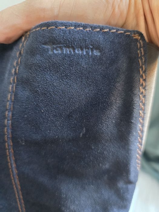 Cizme îmblănite, comode și foarte practice, cu detalii din piele maro