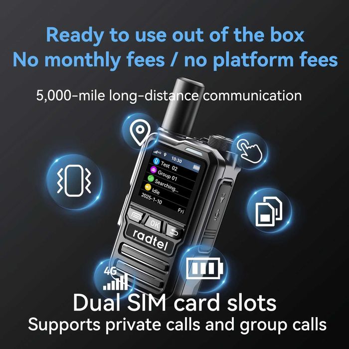 Радиостанции Radtel P8 -2бр. без лимит за обхвата.