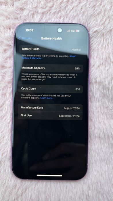 Iphone 16 256 GB pink