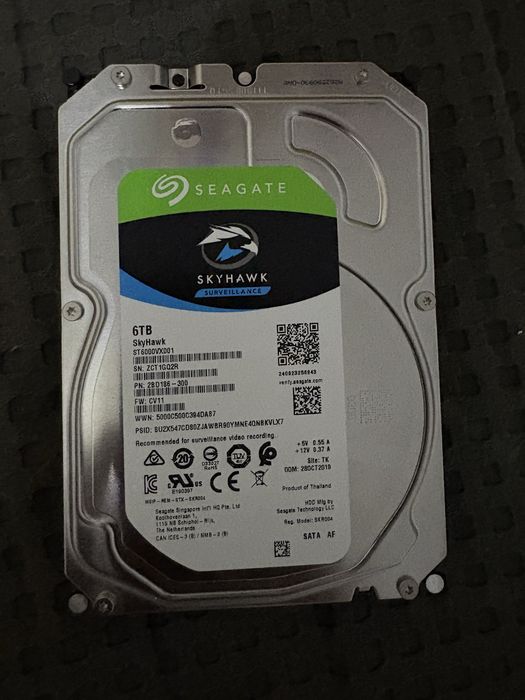 Hard Seagate Surveillance SKYHAWK 6 tb si 2tb