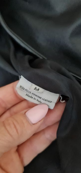 Естествена кожа манто