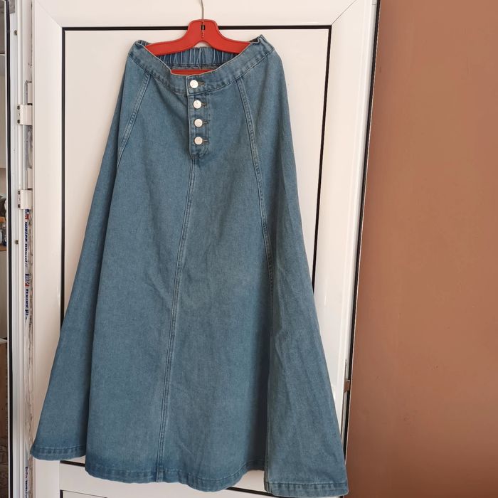 Дънкова дълга пола