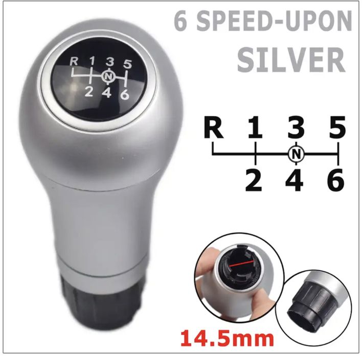 Nuca schimbator Mercedes 14,5mm Silver argintie Class C E Glk