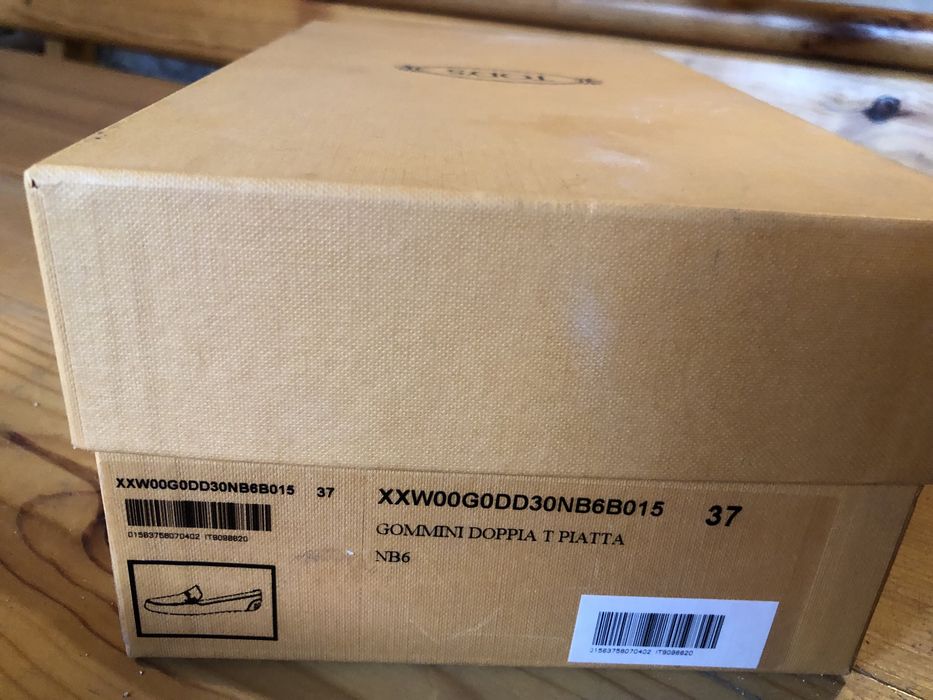 Мокасини TOD’S естествена кожа