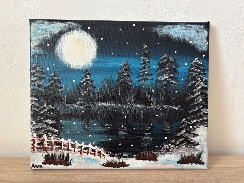 Vând tablouri pictate manual în acrilic