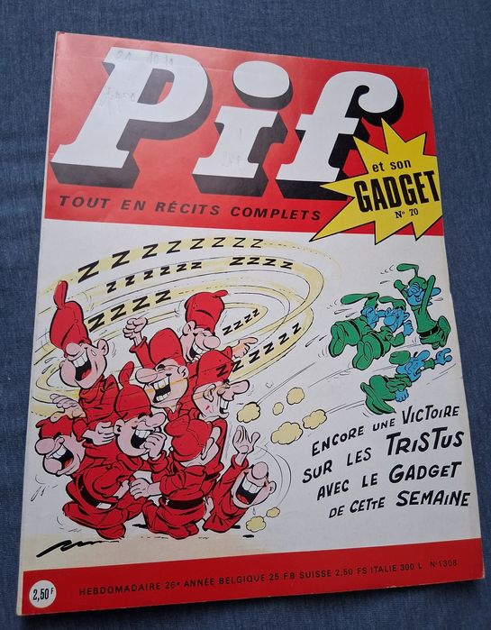 Старо Френско  Списание  PIF Gadjet 70 Брой Rahan / 1970 год.