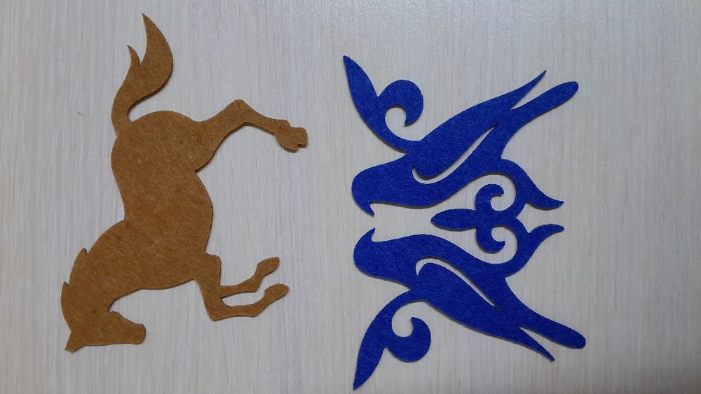 орнаменты из фетра