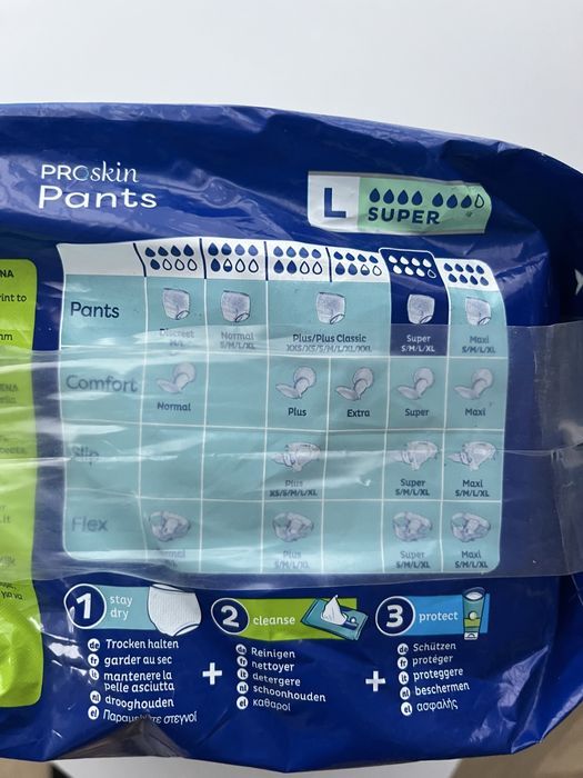 Scutece pantaloni adulti - Tena Pantaloni ScutSuper Large, 12 buc