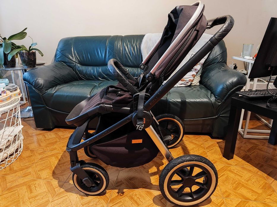 Детска количка 3 в 1 moon ReSea Sport (black)