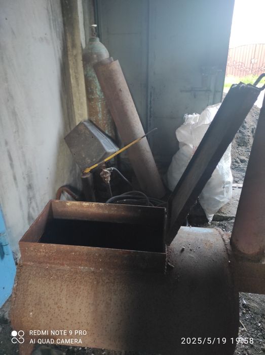 Печь металлическая