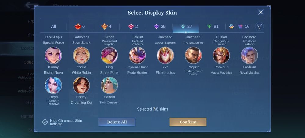 Mobile legends 50звезд, высший 113