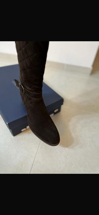 Cizme piele intoarsa ,  dama , Gant