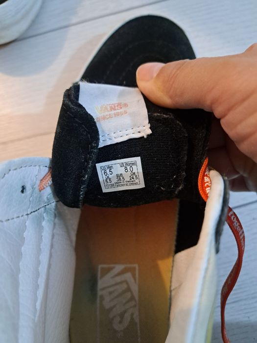 Ghete piele vans marimea 38.5 24.5  cm