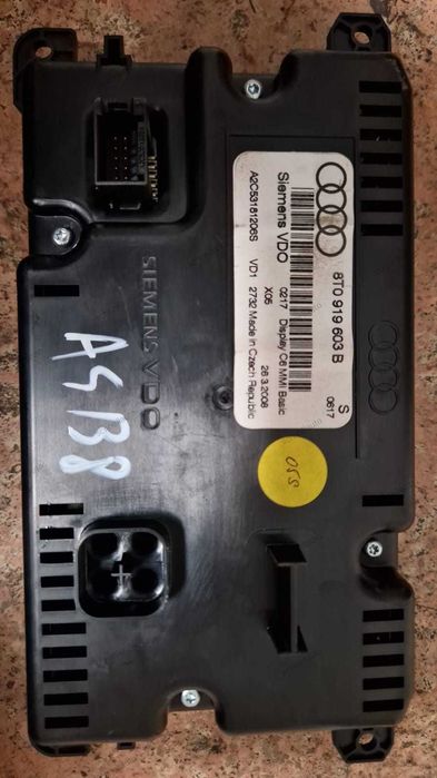 Display central Audi A4 B8 cod 8T0 919 603 B