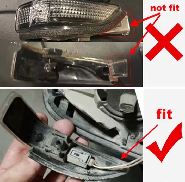 Динамични мигачи за огледалата за Toyota Corolla Prius Yaris Тойота