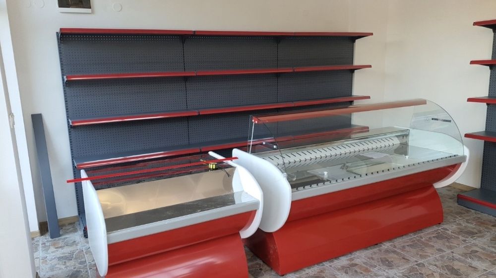 Нови стелажи за магазин супермаркет