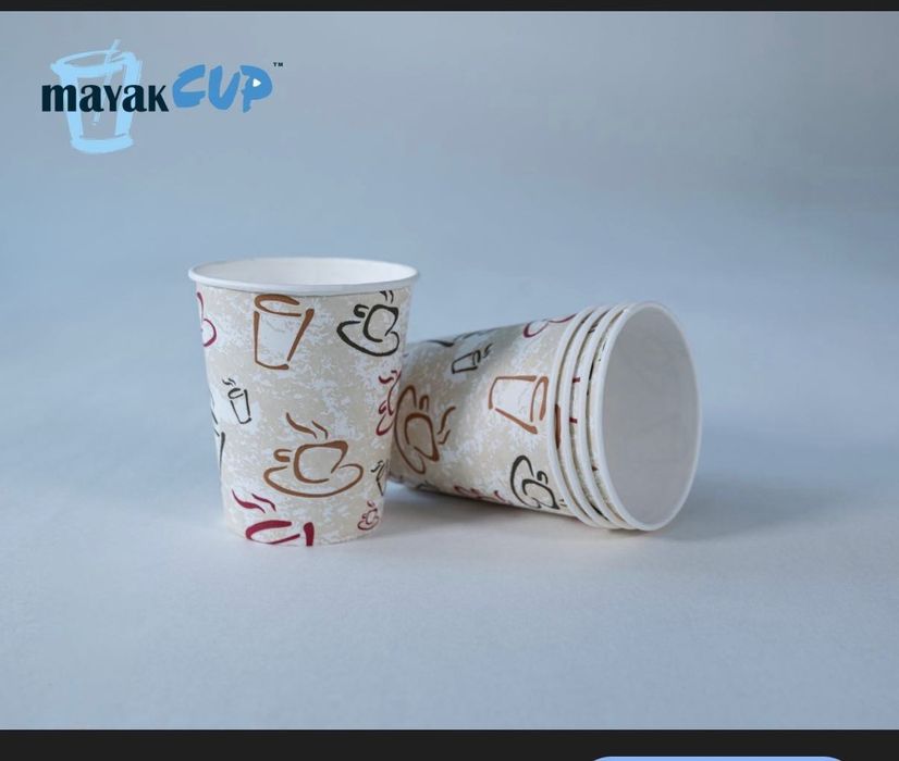 Стакан картонный 175 гр для кофе чая или воды